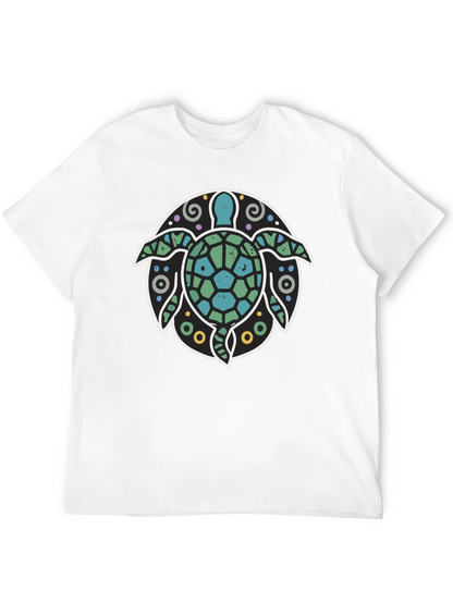 Turtle Graphic Tee - Coastal Style
