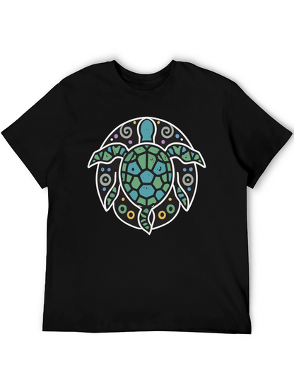 Turtle Graphic Tee - Coastal Style