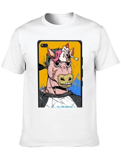 Artistic Horse Graphic T-Shirt - Unique Design