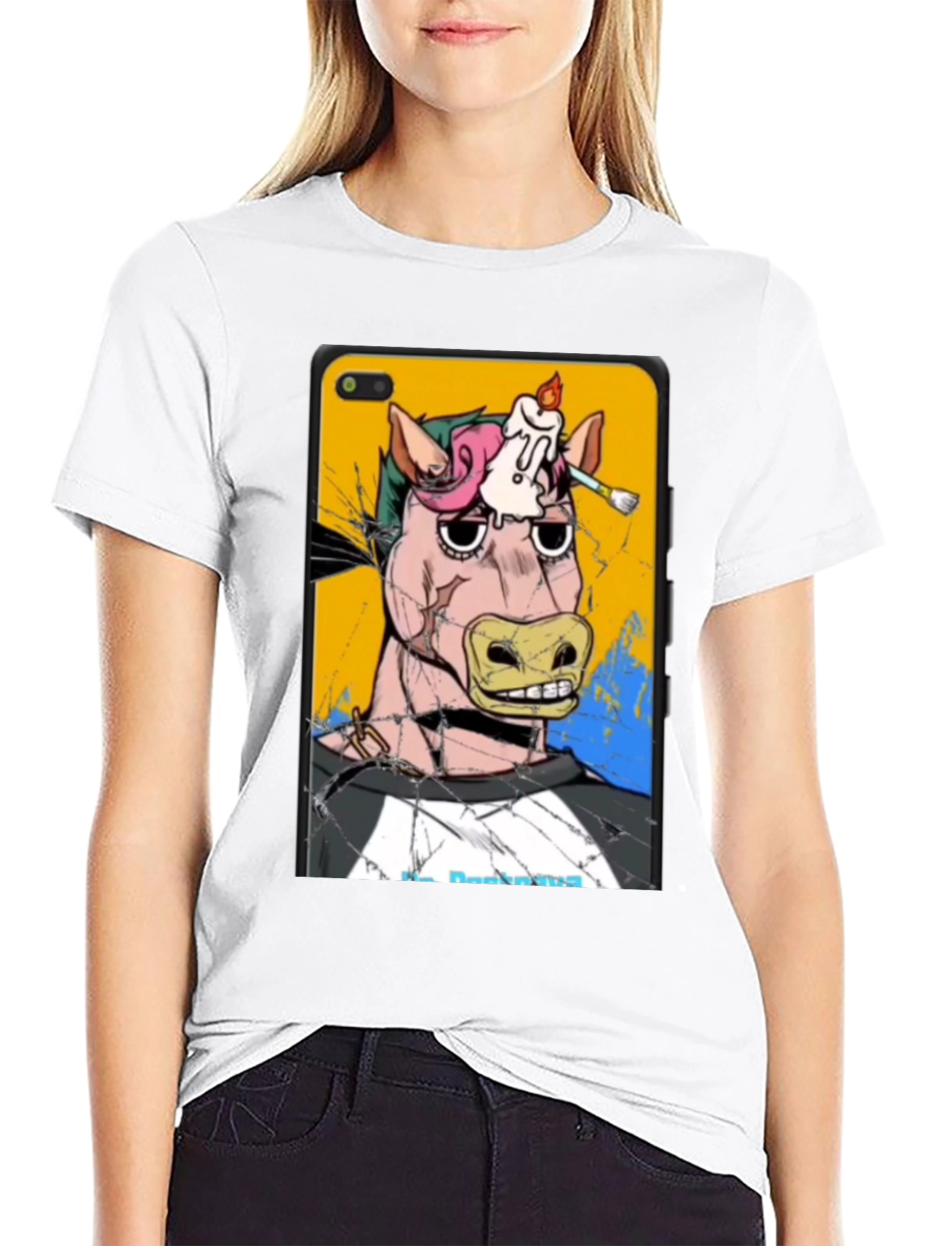 Artistic Horse Graphic T-Shirt - Unique Design