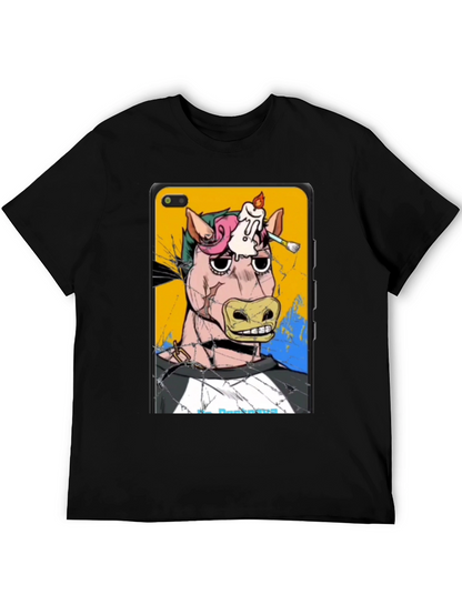 Artistic Horse Graphic T-Shirt - Unique Design