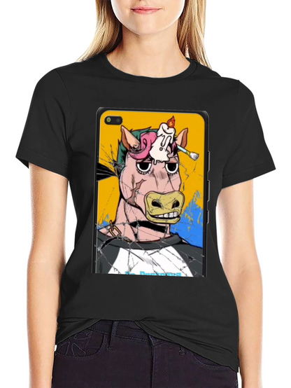Artistic Horse Graphic T-Shirt - Unique Design