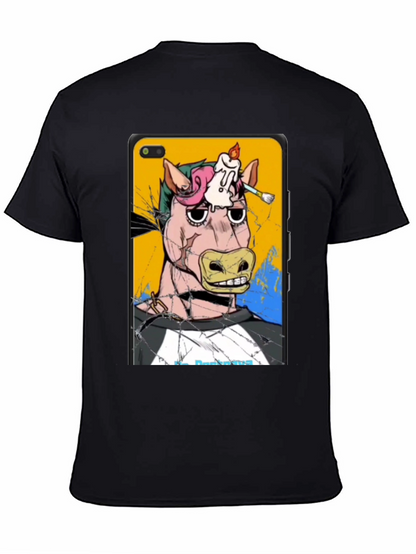 Artistic Horse Graphic T-Shirt - Unique Design