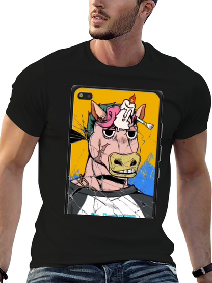 Artistic Horse Graphic T-Shirt - Unique Design