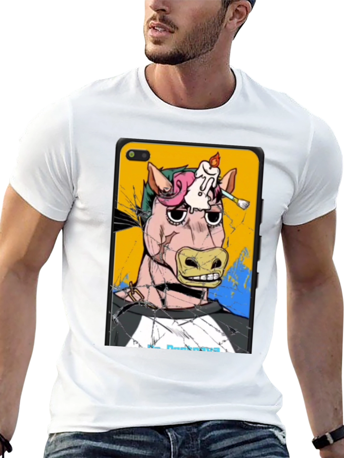 Artistic Horse Graphic T-Shirt - Unique Design