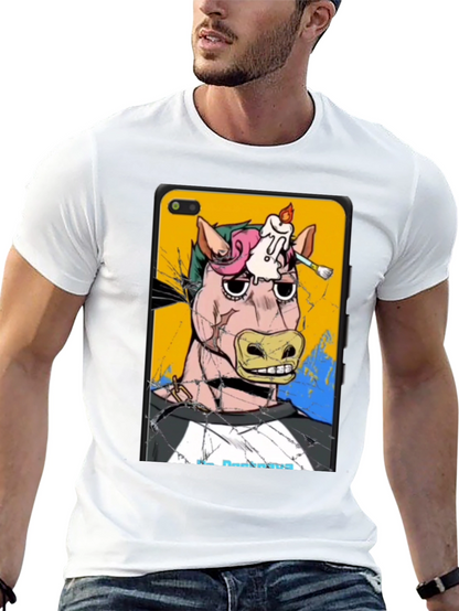 Artistic Horse Graphic T-Shirt - Unique Design