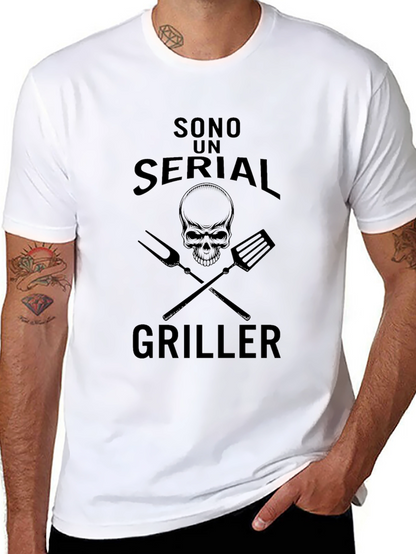 Sono Un Serial Griller Black T-Shirt