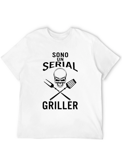 Sono Un Serial Griller Black T-Shirt