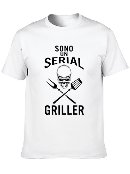 Sono Un Serial Griller Black T-Shirt