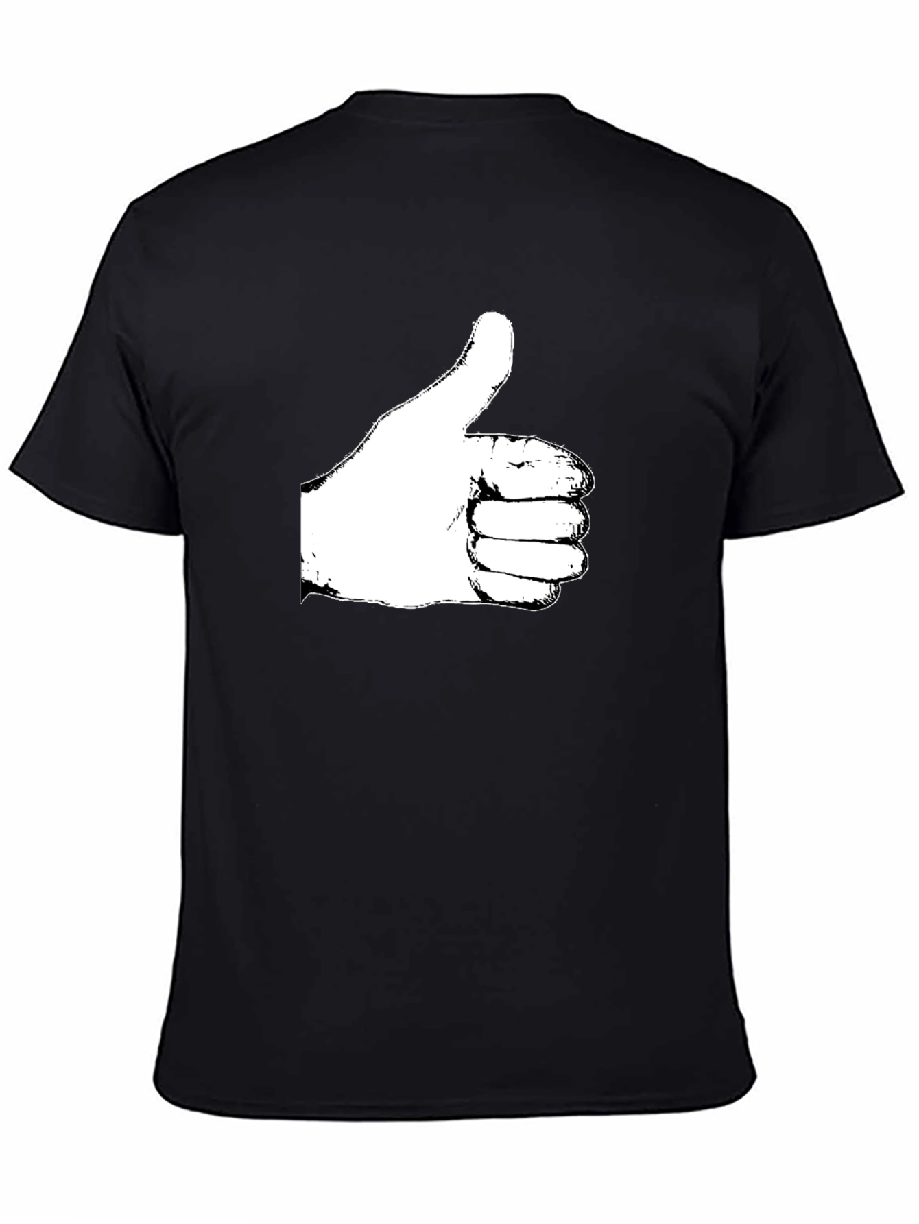 Thumbs Up Graphic T-Shirt - Casual Cotton Tee