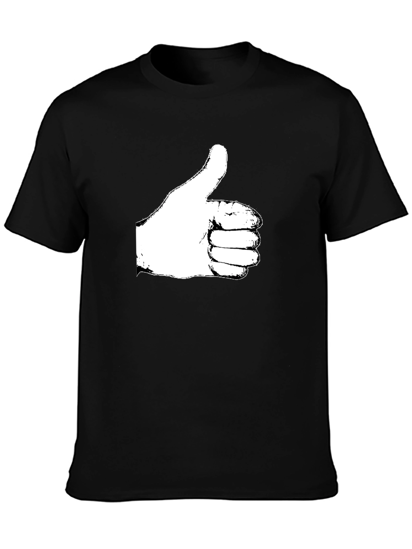 Thumbs Up Graphic T-Shirt - Casual Cotton Tee