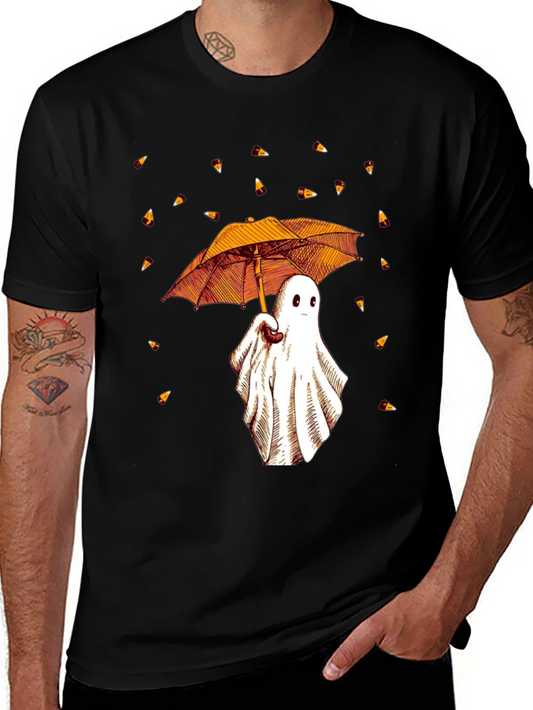 Ghost in the Candy Corn Rain Graphic Tee