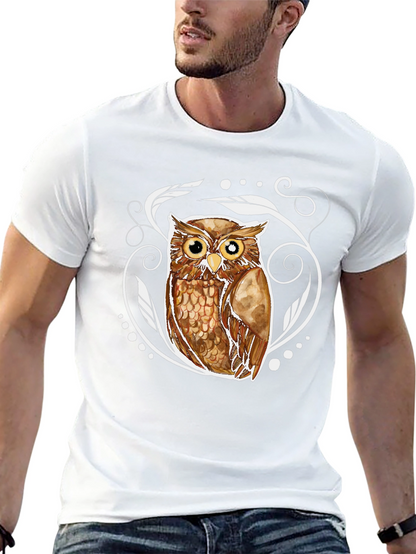 Owl Graphic Tee - Cool Bird Lover T-Shirt