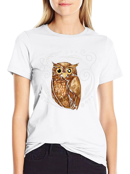 Owl Graphic Tee - Cool Bird Lover T-Shirt