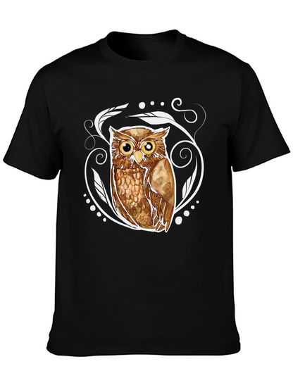 Owl Graphic Tee - Cool Bird Lover T-Shirt