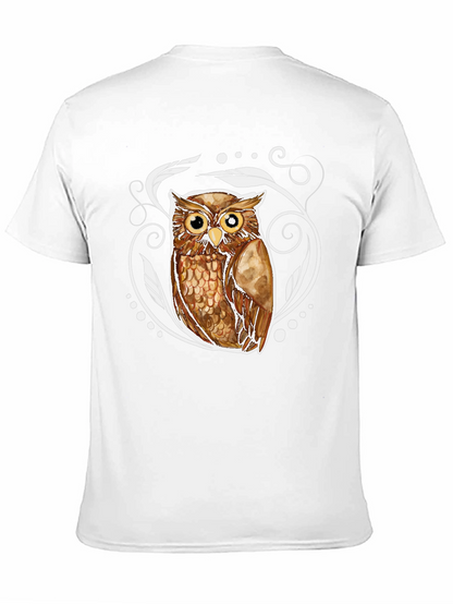 Owl Graphic Tee - Cool Bird Lover T-Shirt