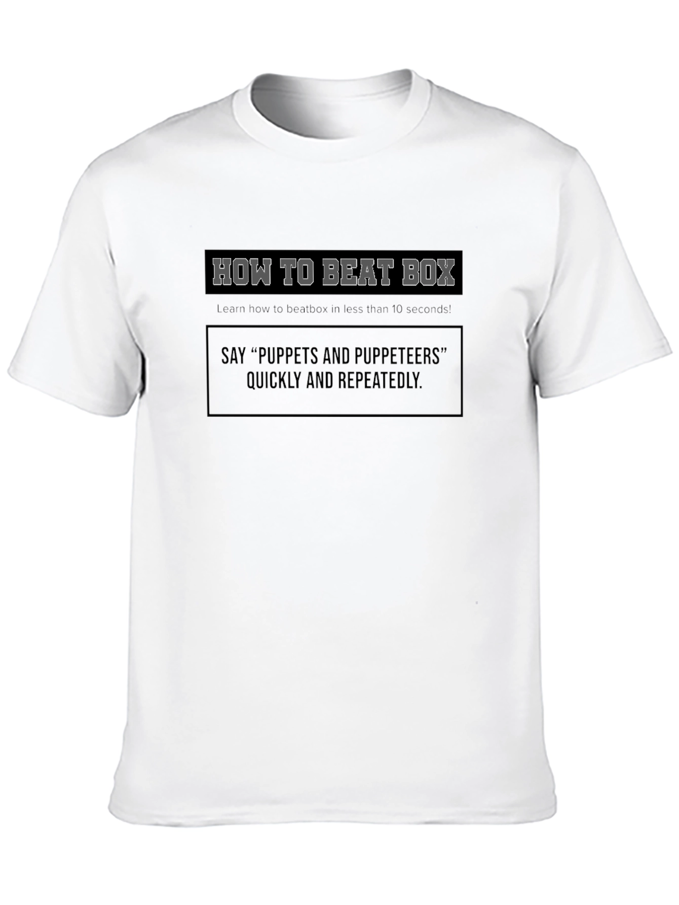 How to Beat Box Funny T-Shirt