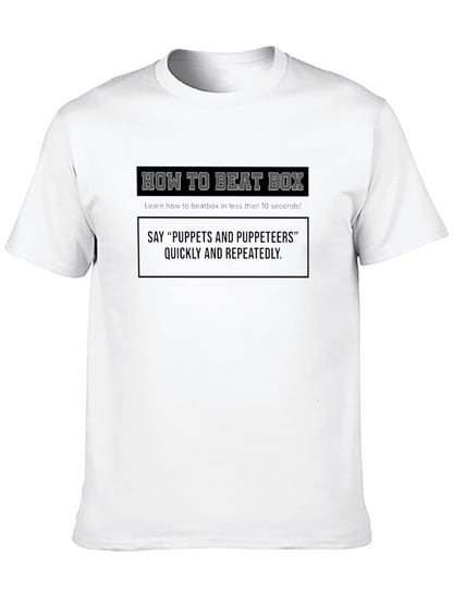 How to Beat Box Funny T-Shirt