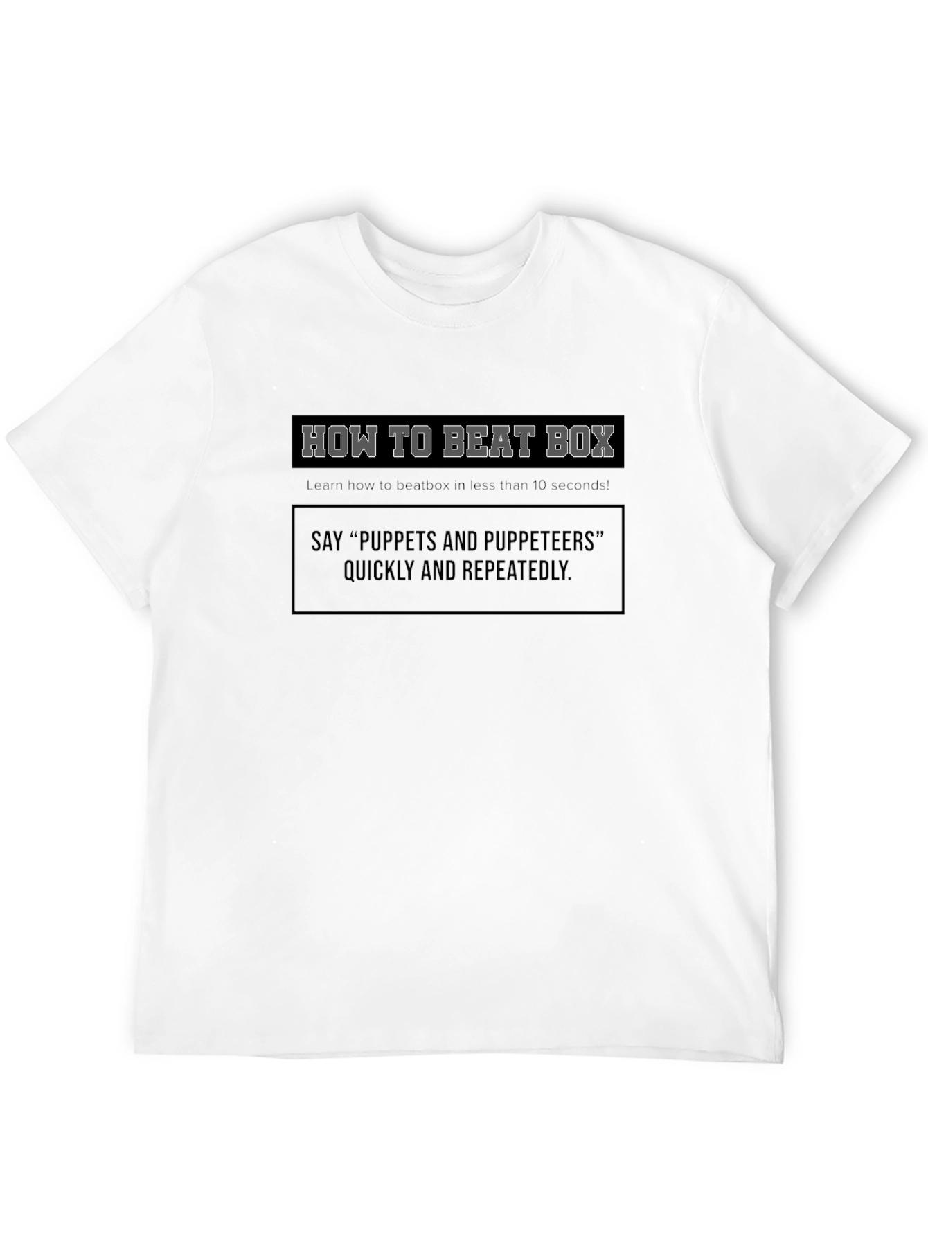How to Beat Box Funny T-Shirt