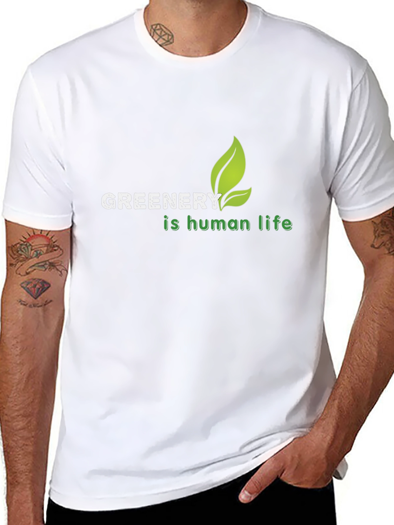 Greenery is Human Life T-Shirt