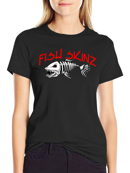 Fish Skinz Skeleton Graphic Tee