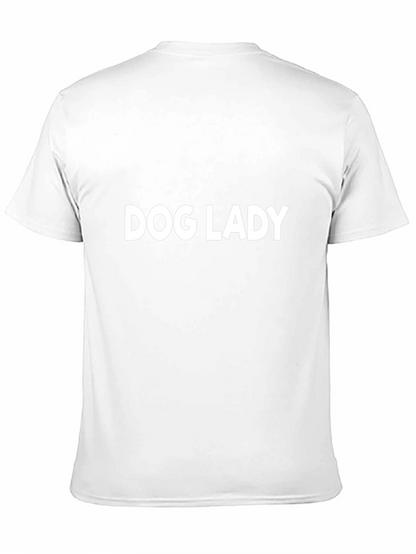 Dog Lady T-Shirt - Unisex Black Tee