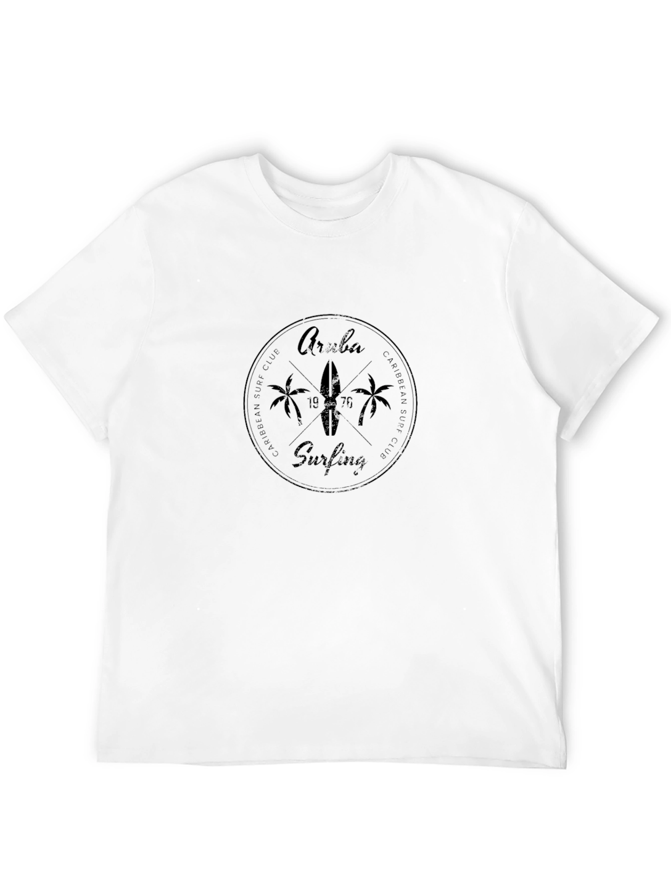Aruba Surfing Club Tee - Black