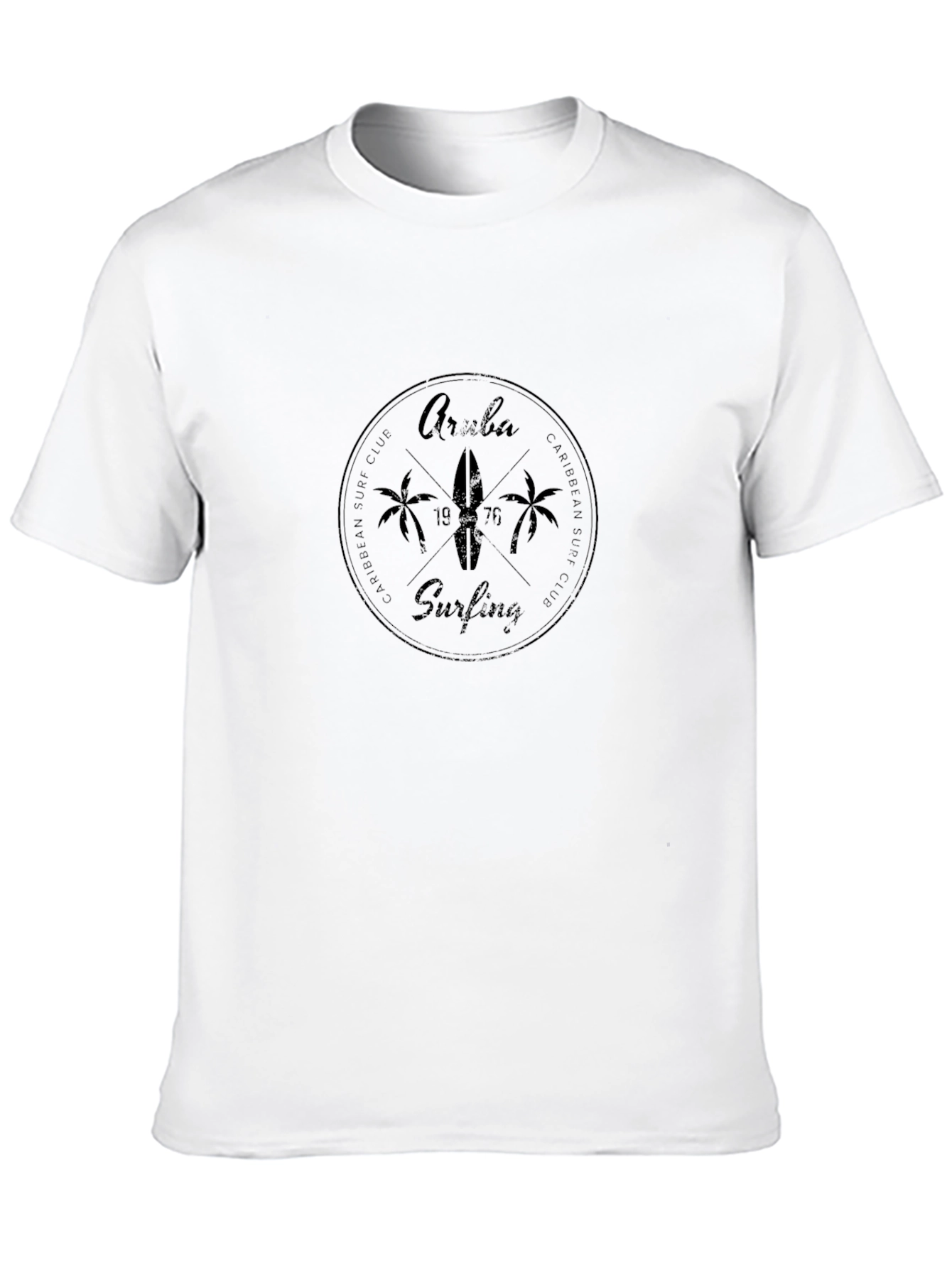 Aruba Surfing Club Tee - Black