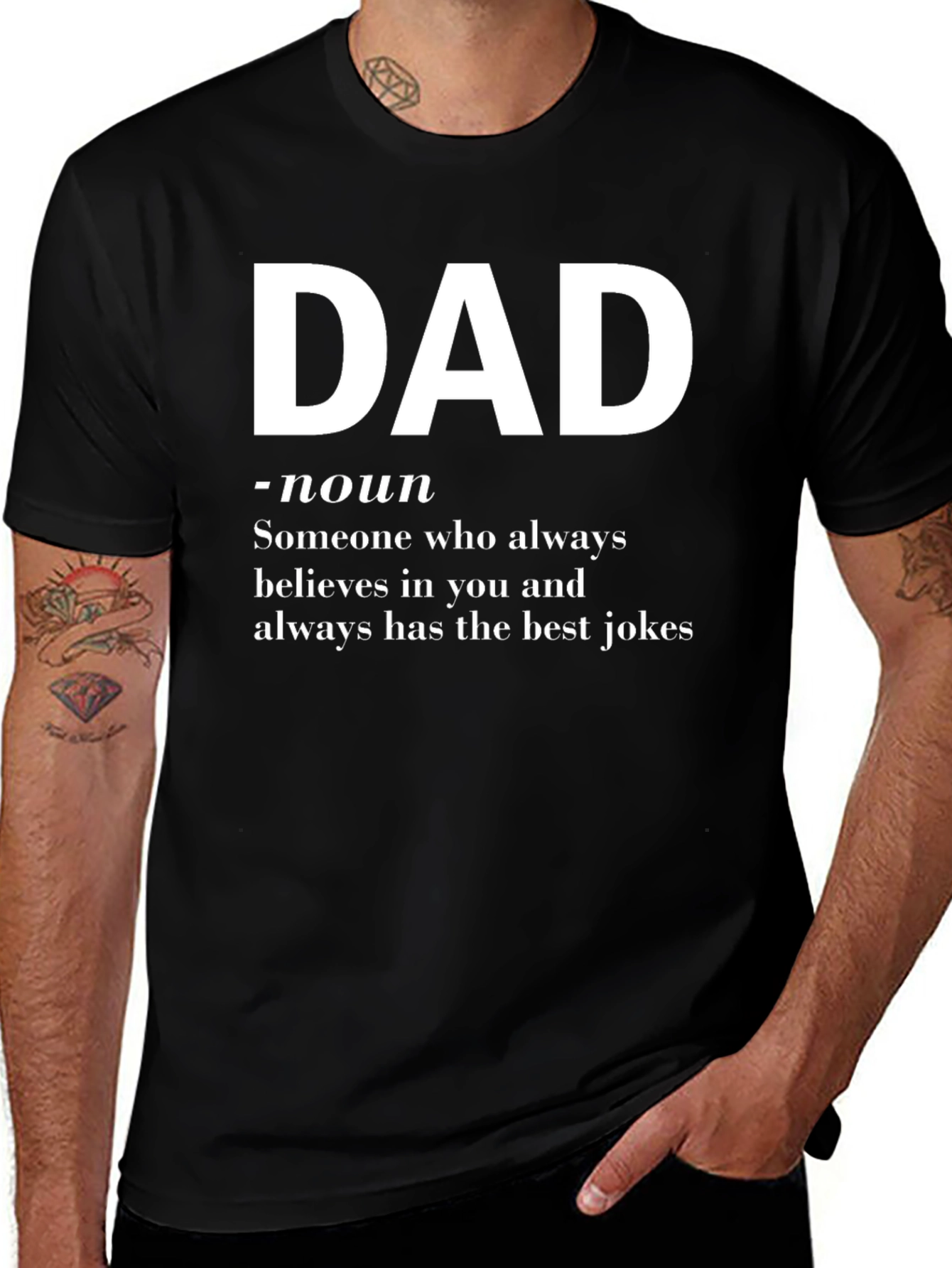 Dad Definition T-Shirt - Best Jokes Believes in You