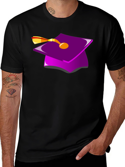 Graduation Cap Graphic T-Shirt