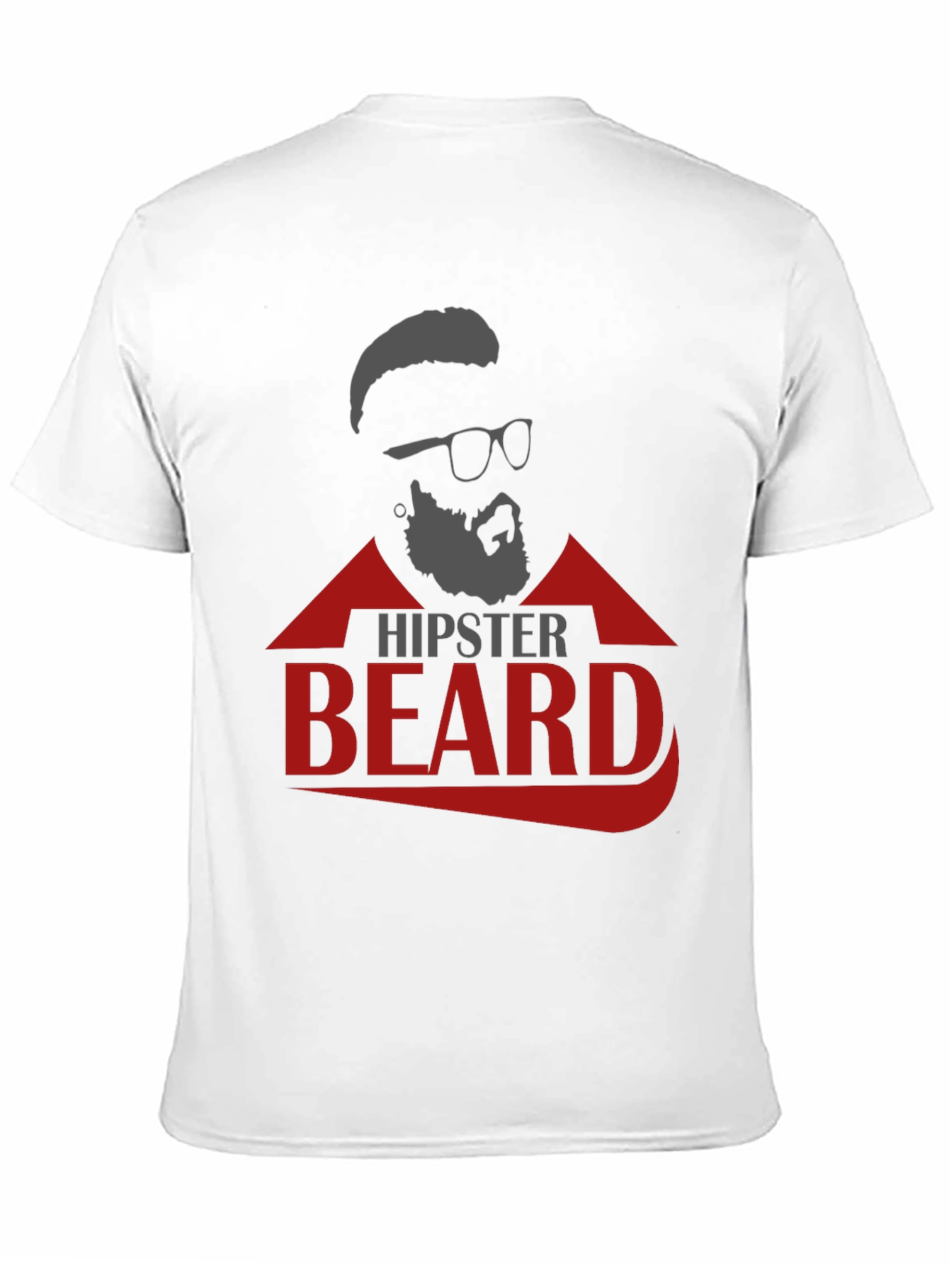 Hipster Beard Graphic T-Shirt