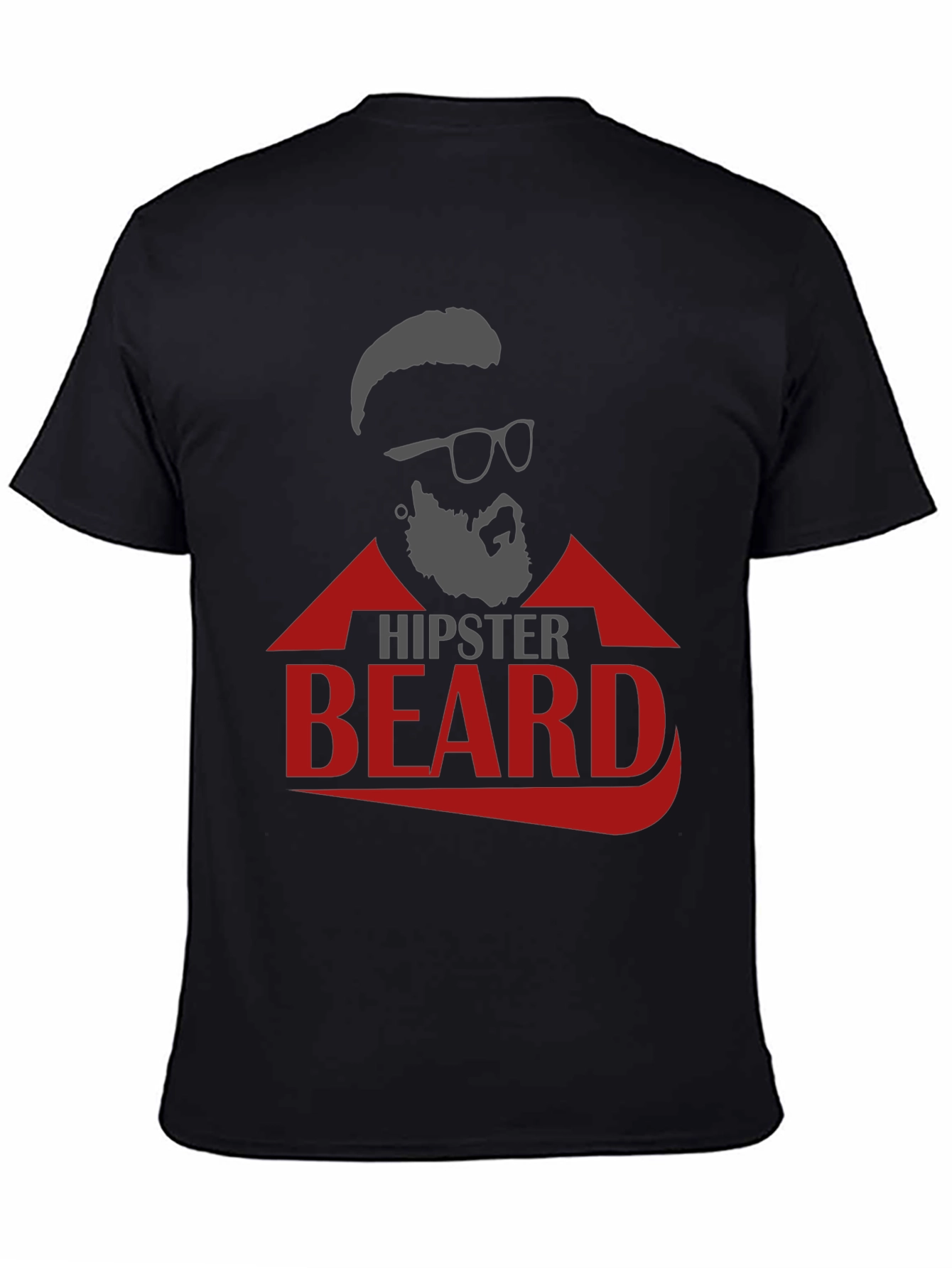 Hipster Beard Graphic T-Shirt