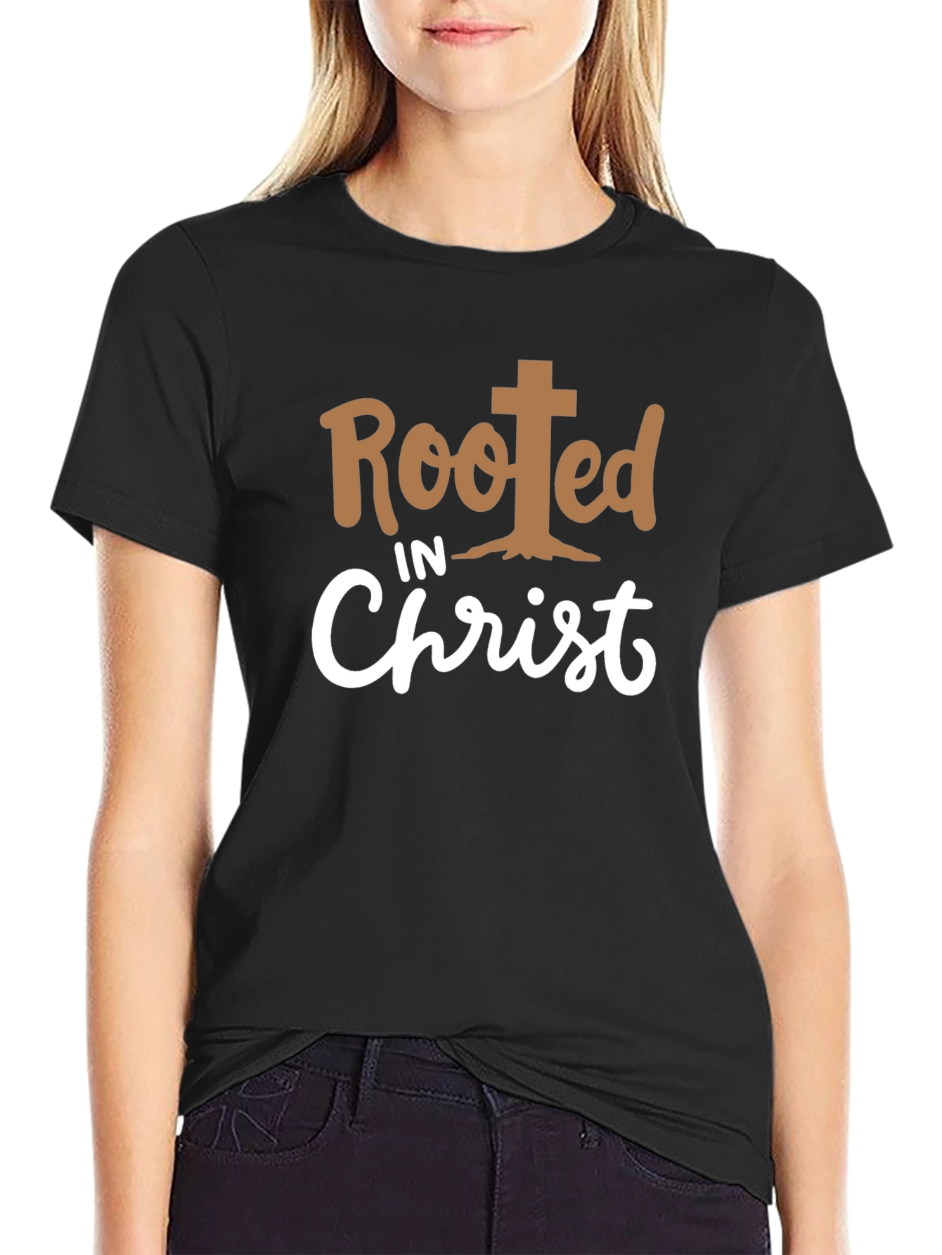 Rooted in Christ Christian T-Shirt