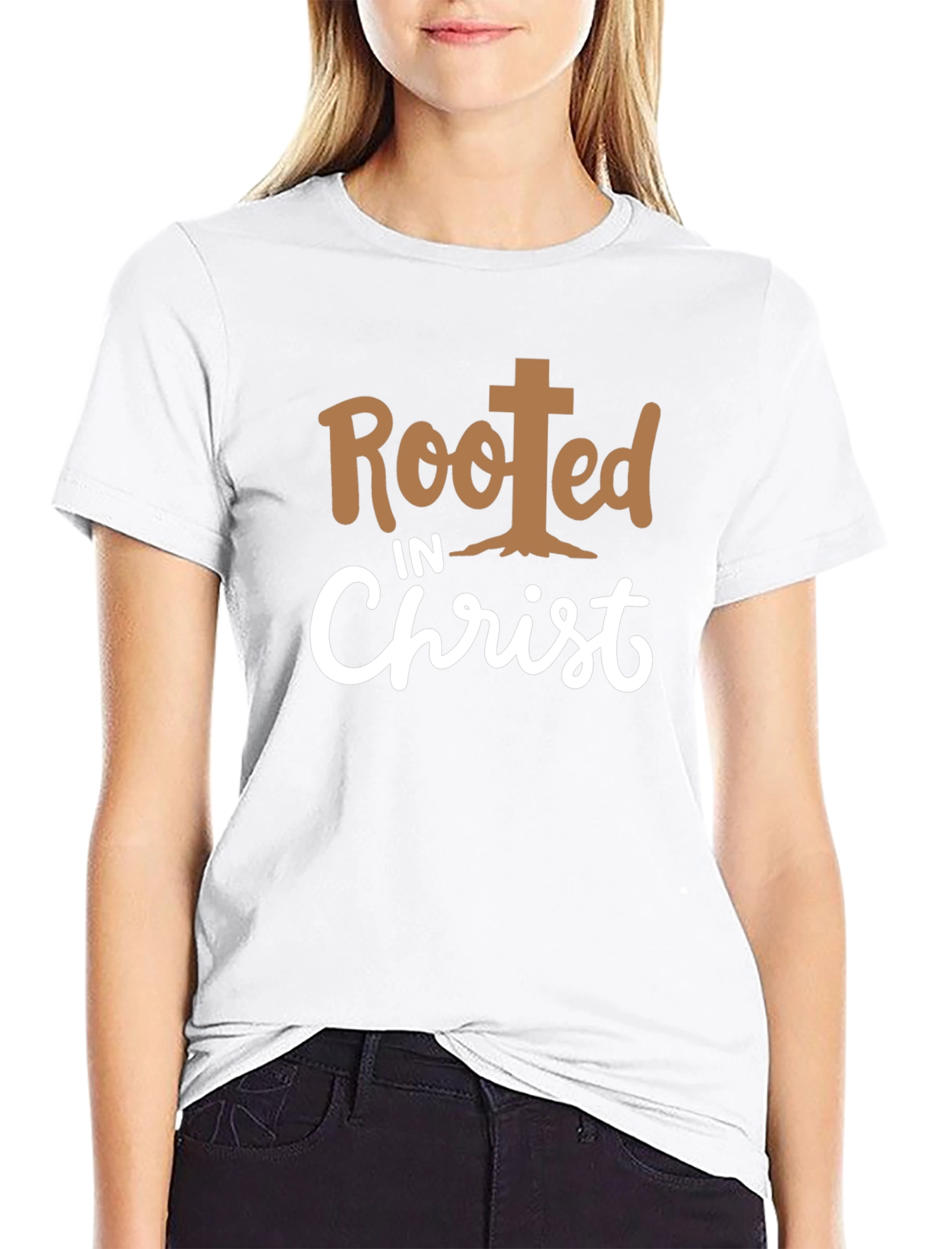 Rooted in Christ Christian T-Shirt