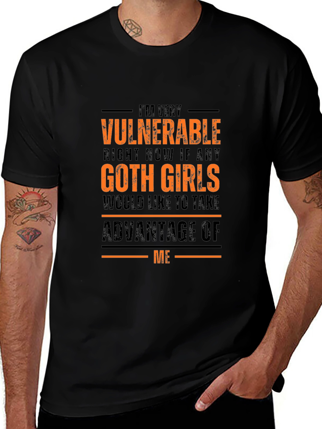 Vulnerable Goth Girls Graphic Tee