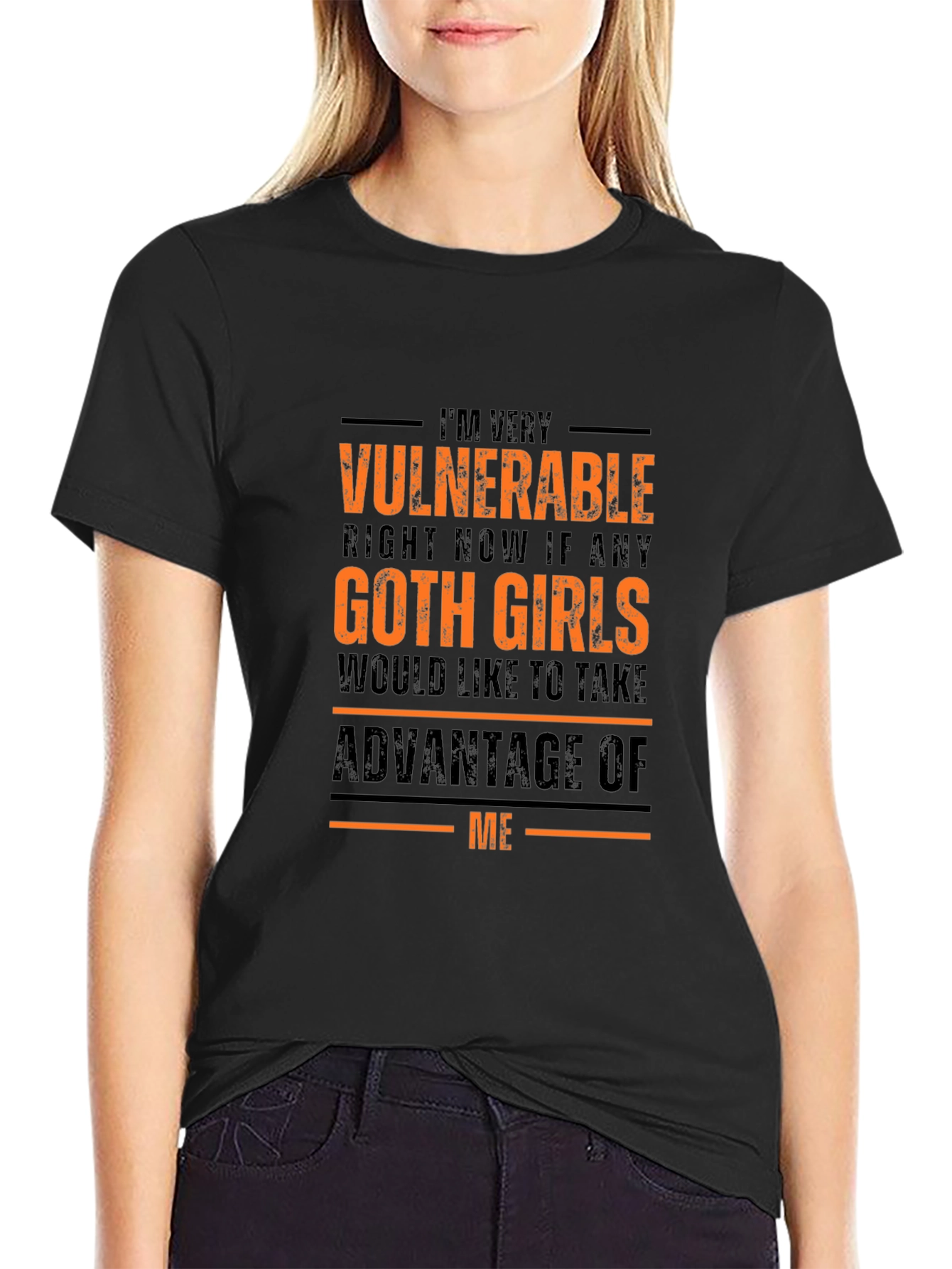 Vulnerable Goth Girls Graphic Tee