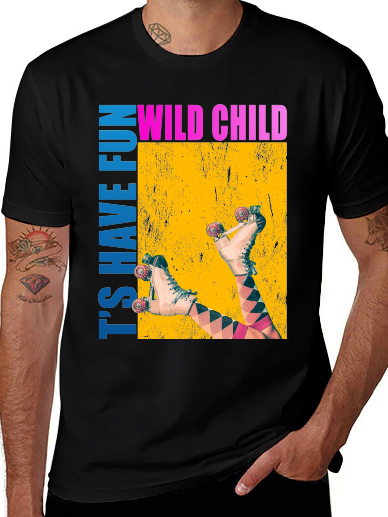 Wild Child Roller Skate Graphic Tee
