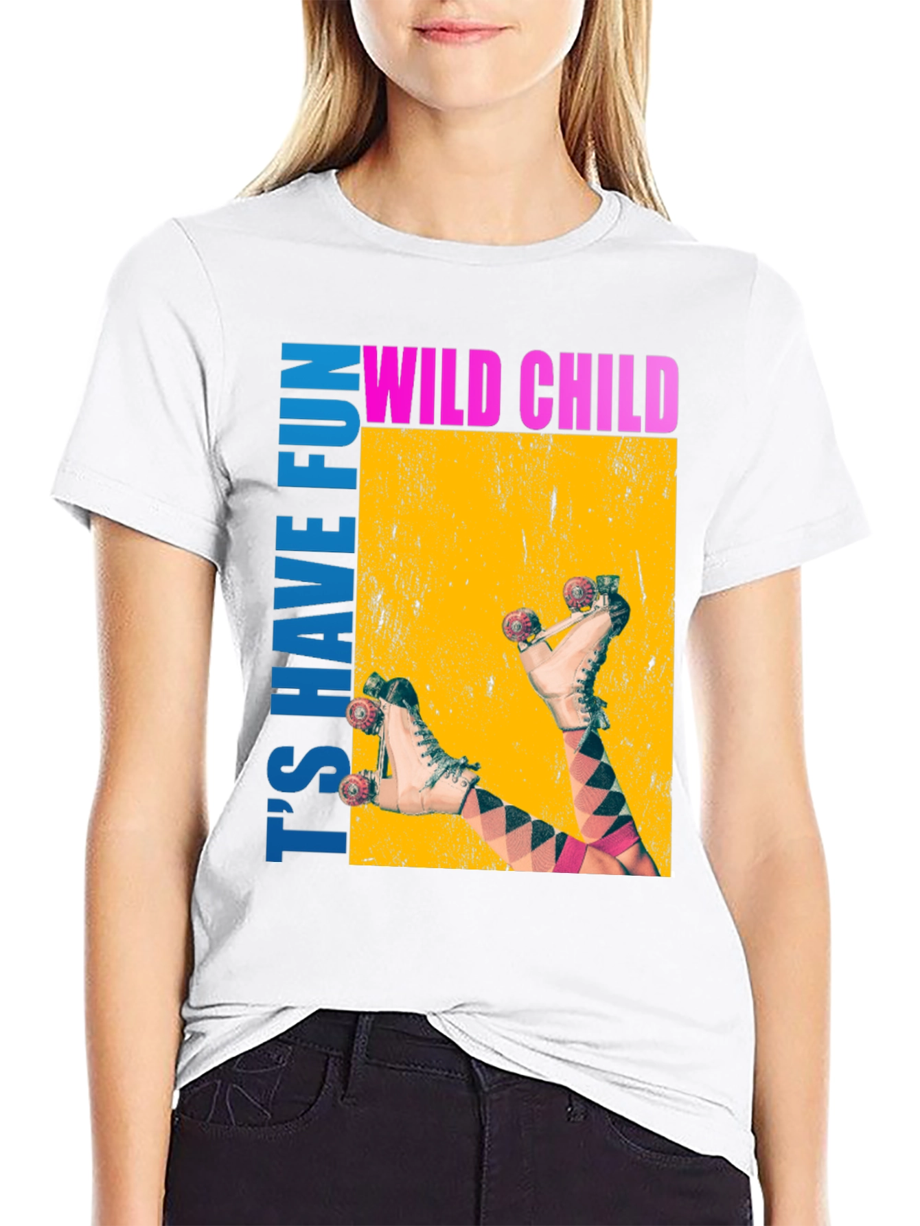 Wild Child Roller Skate Graphic Tee