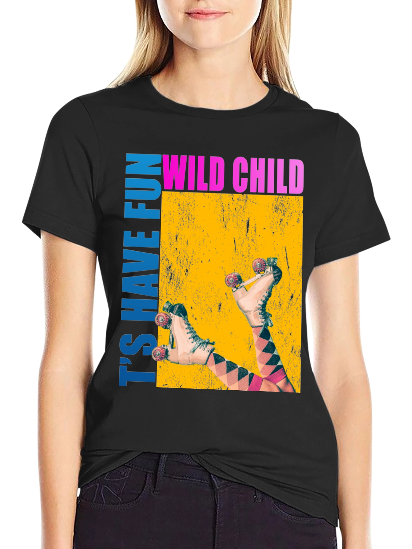 Wild Child Roller Skate Graphic Tee