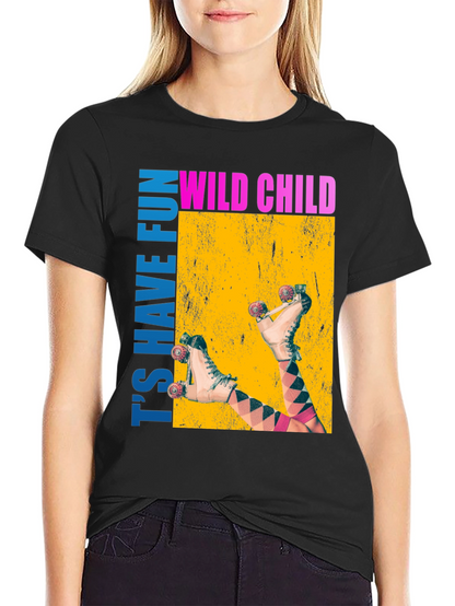 Wild Child Roller Skate Graphic Tee
