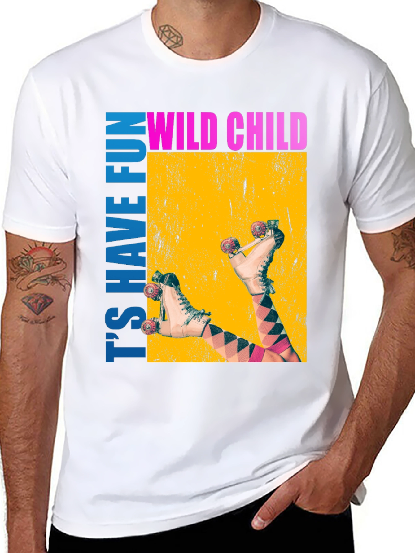 Wild Child Roller Skate Graphic Tee