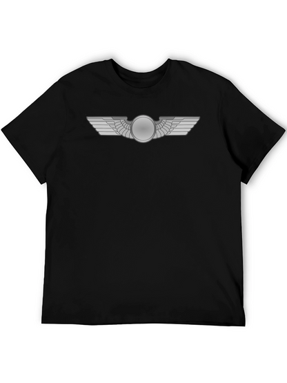 Winged Emblem Black T-Shirt
