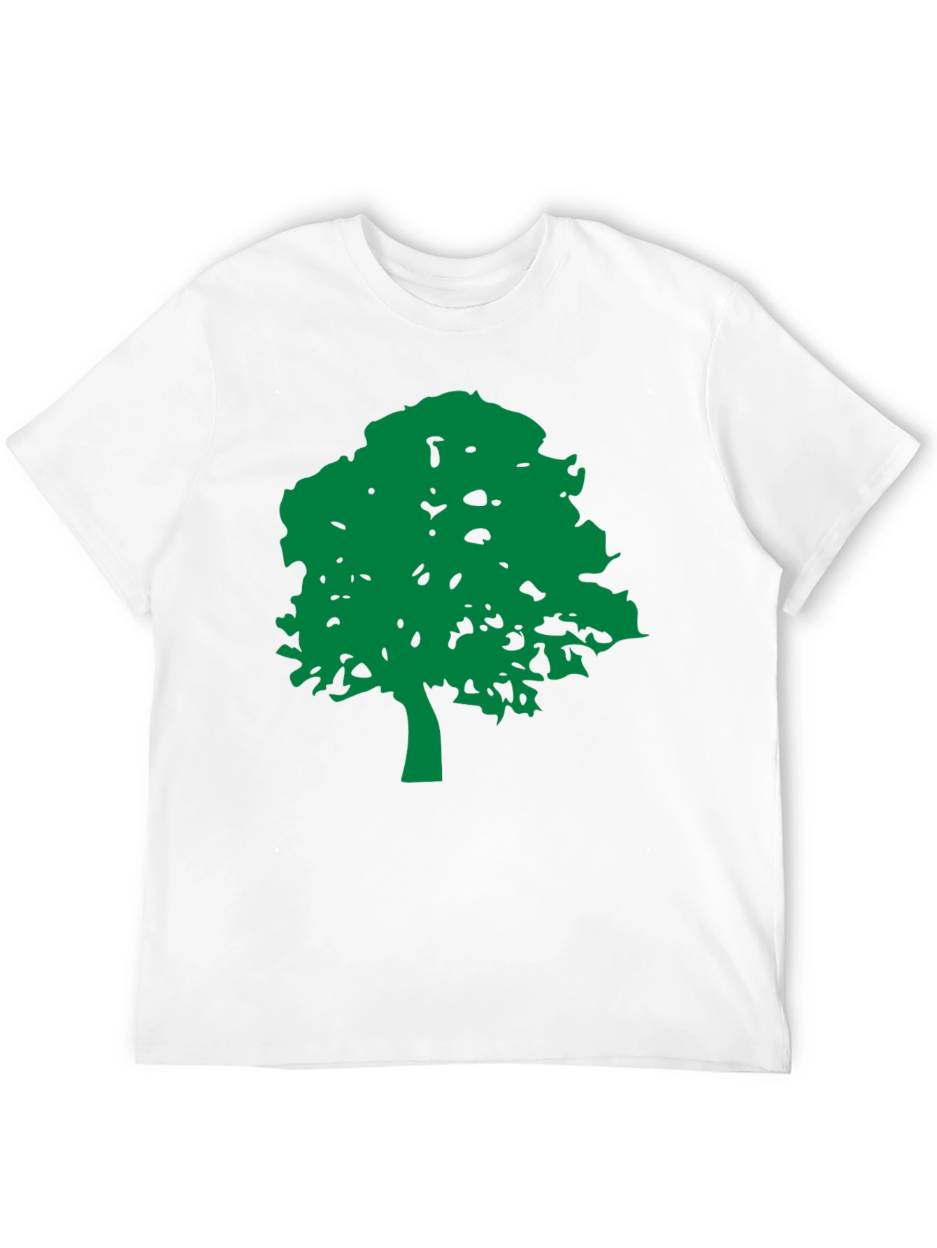 Green Tree Graphic Black T-Shirt - Nature Lovers Tee