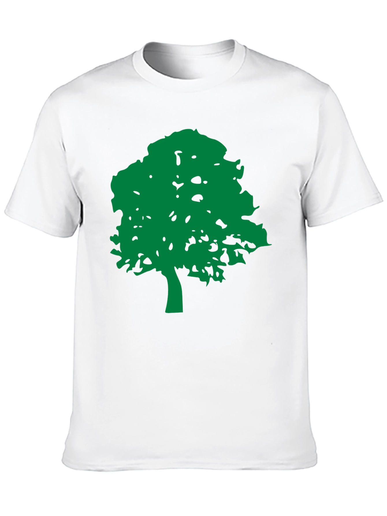 Green Tree Graphic Black T-Shirt - Nature Lovers Tee