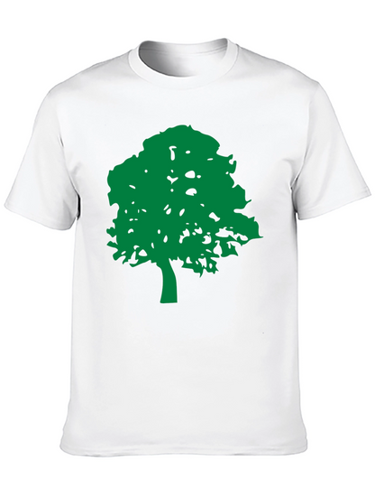 Green Tree Graphic Black T-Shirt - Nature Lovers Tee