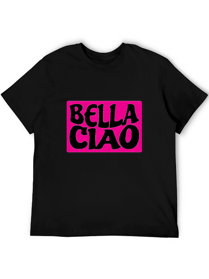 Bella Ciao Graphic T-Shirt - Stylish Black Tee