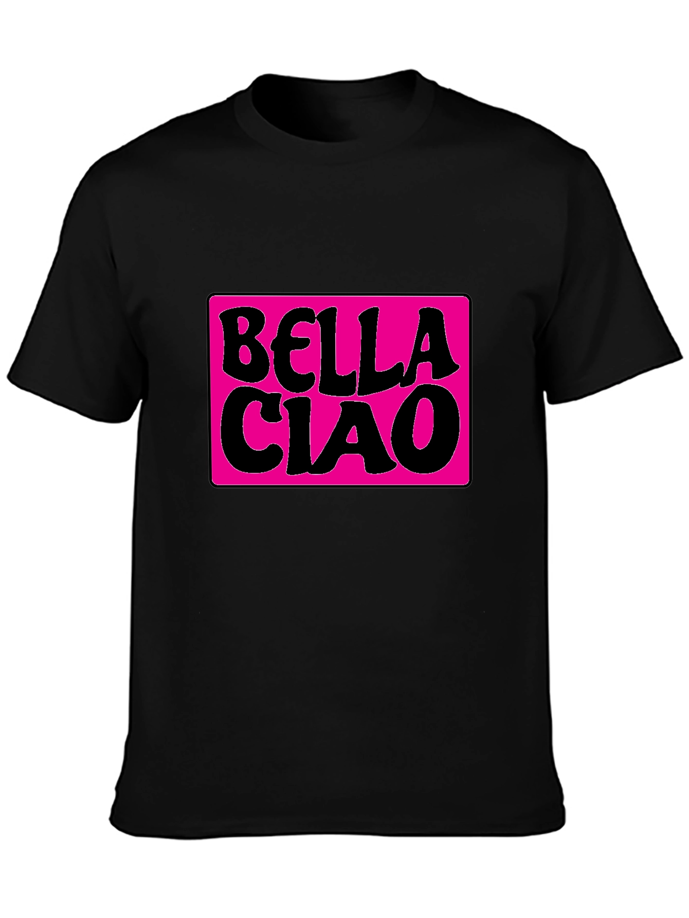 Bella Ciao Graphic T-Shirt - Stylish Black Tee