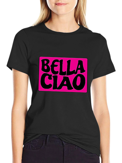 Bella Ciao Graphic T-Shirt - Stylish Black Tee