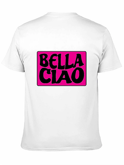 Bella Ciao Graphic T-Shirt - Stylish Black Tee