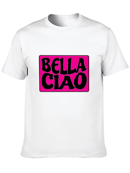 Bella Ciao Graphic T-Shirt - Stylish Black Tee